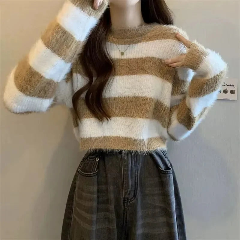 Maglione Soft Stripes Cozy Chic
