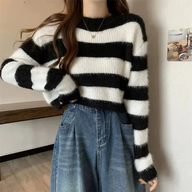 Maglione Soft Stripes Cozy Chic