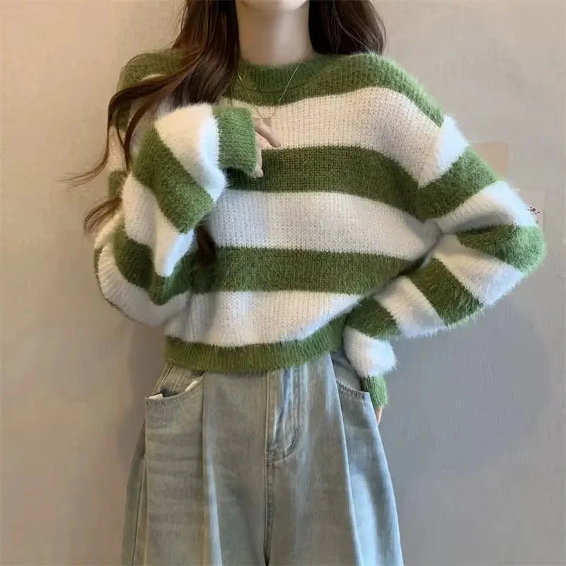 Maglione Soft Stripes Cozy Chic